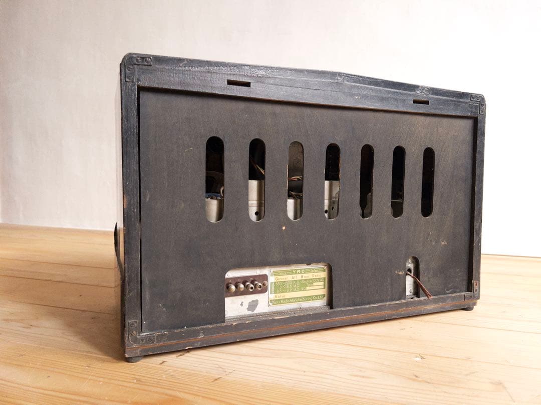 真空管ラジオ　ゼネラル　昭和初期　古道具　ビンテージ　アンティーク　レトロ
