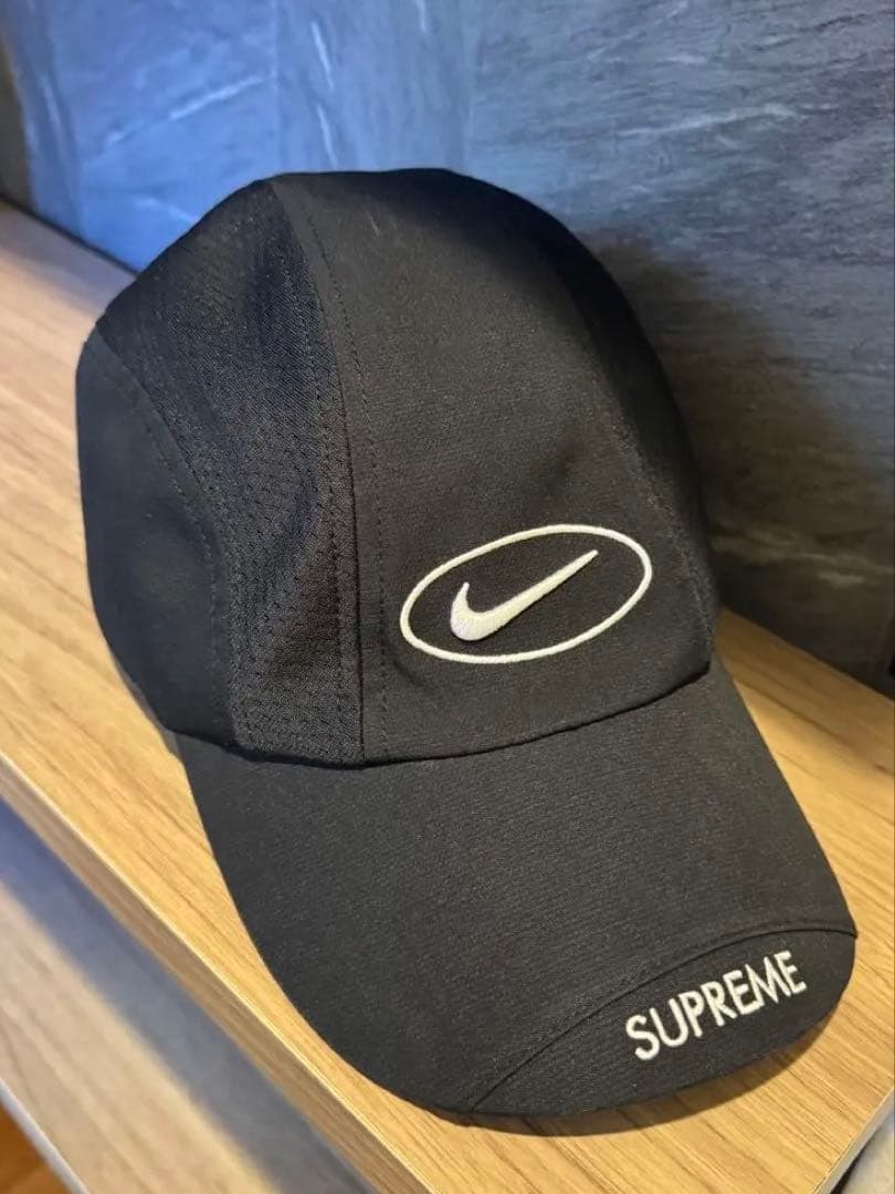 【正規品】Supreme x Nike Running Hat Black