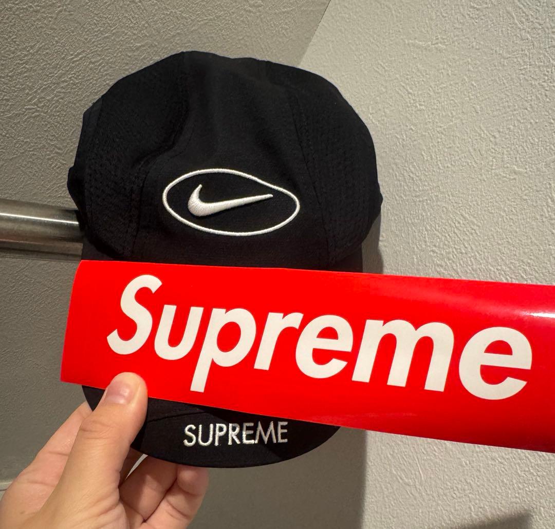 【正規品】Supreme x Nike Running Hat Black