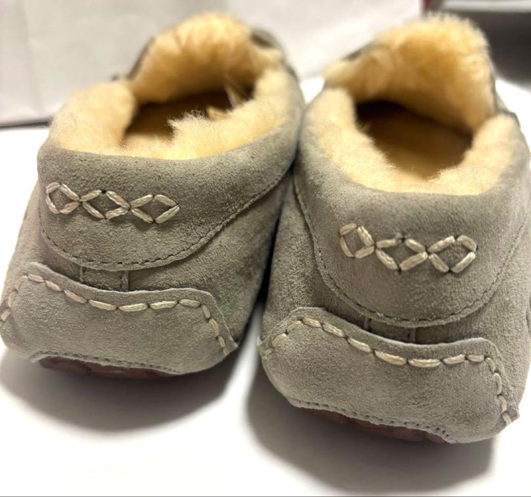 新品 UGG ANSLEY アンスレー モカシン グレー 24cm アグ