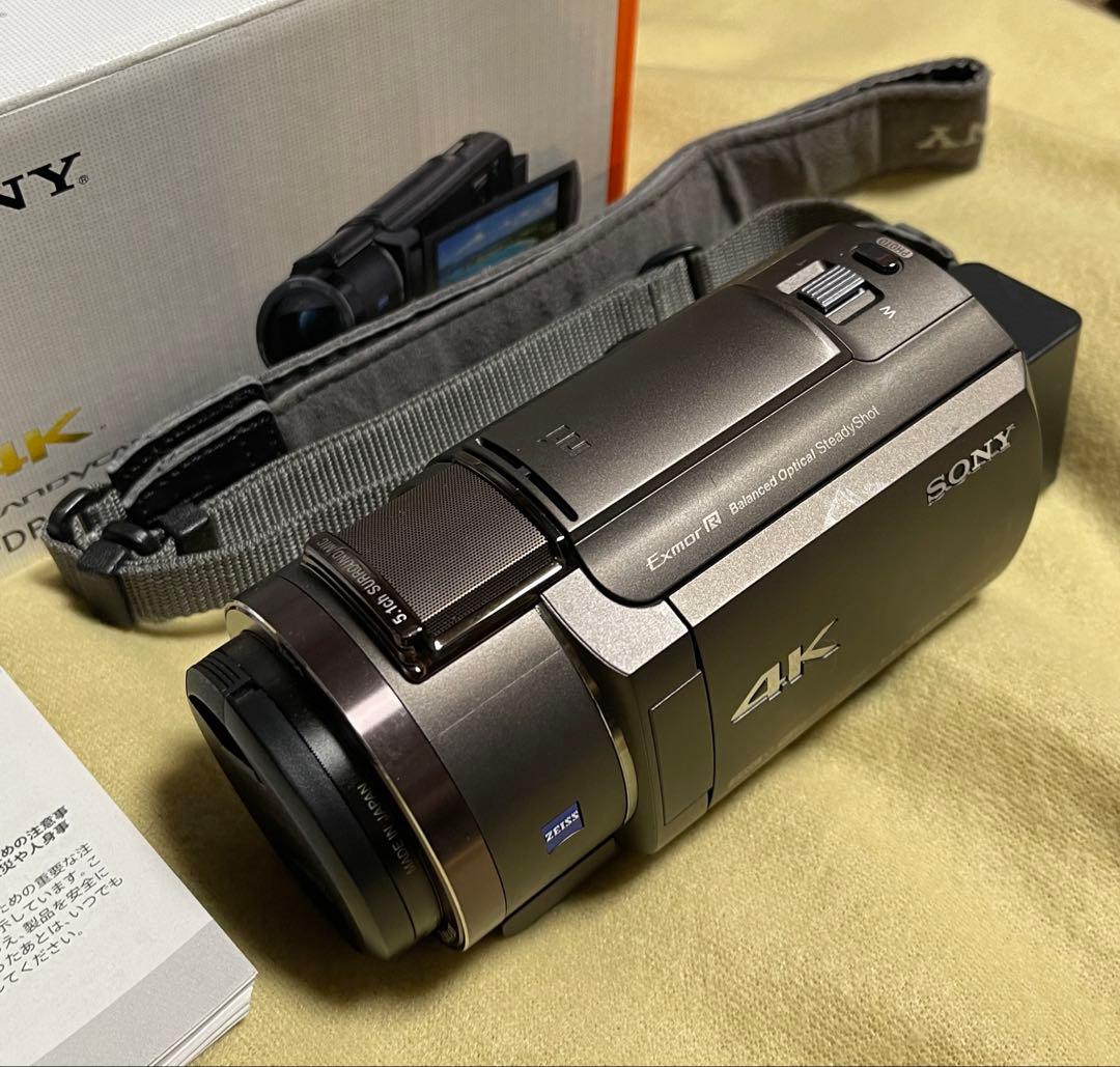 【完品の美品】SONY ハンディカム 4K ビデオカメラ FDR-AX45