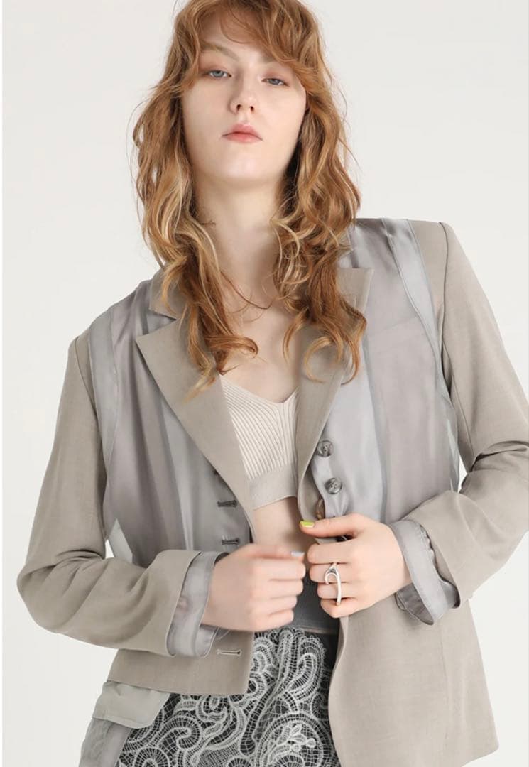 美品2025SS アウラアイラ4WAYジャケット