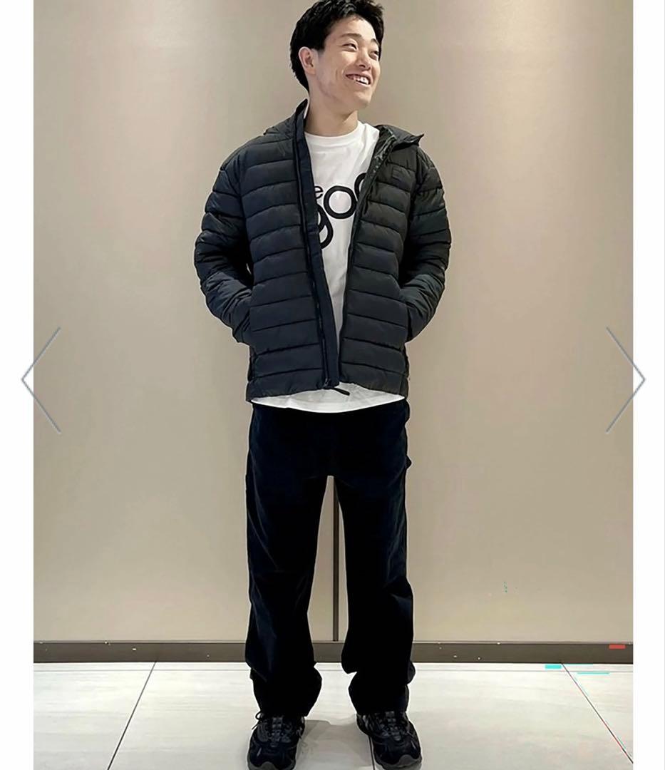 【希少レア】ꕥ新品未ꕥリサイクル フード付き パファージャケット黒