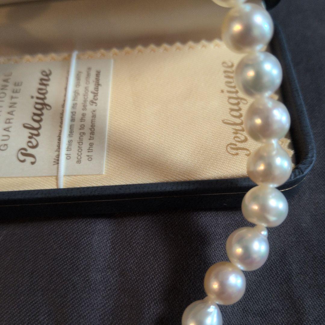 ペルラジオーネ　バロック真珠の一連ネックレス42センチ