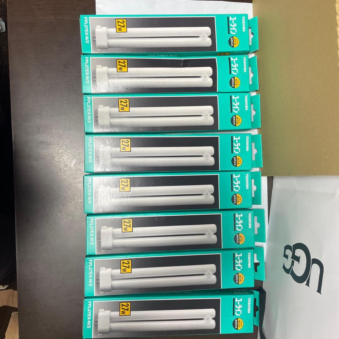 FPL27EX-N/2 コンパクト形蛍光ランプ　TOSHIBA 8本セット