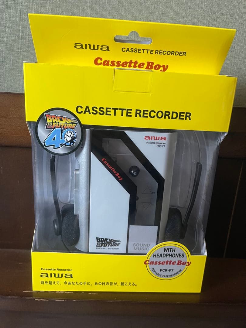 バックトゥザフューチャー コラボaiwa カセットレコーダー