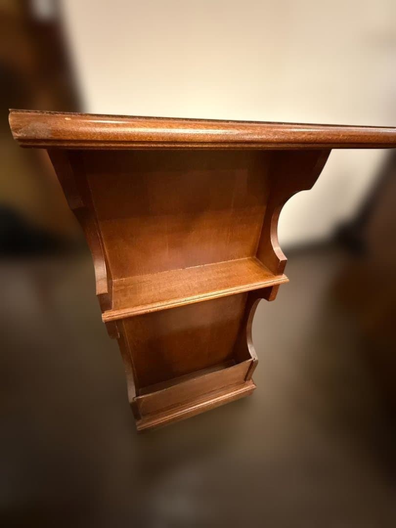 【週末限定セール】 収納棚 キャスター付き木製キャビネット アンティーク風