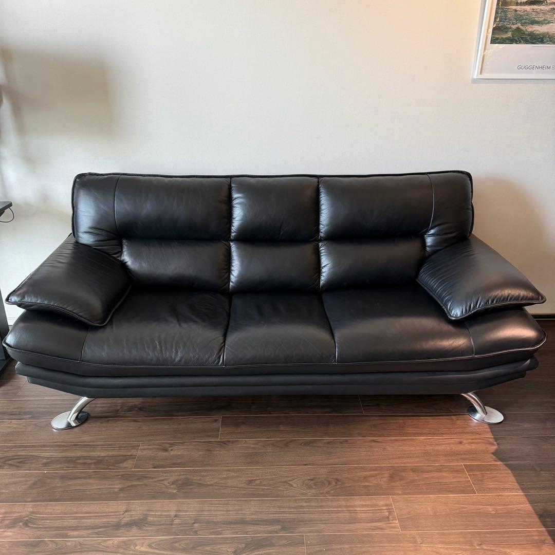 カリメロ　ニトリ　ソファ　ロゾ４　ブラック