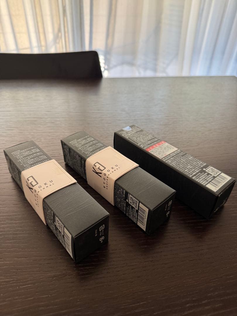 Kyogoku ミラクルカラーフォーム ブラック 白髪染め 髪質改善 ３本