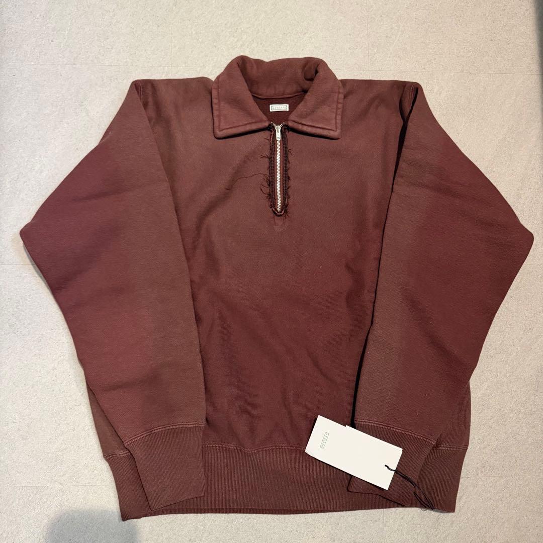 トップス 25AW A.PRESSE Vintage Half Zip Sweat 1
