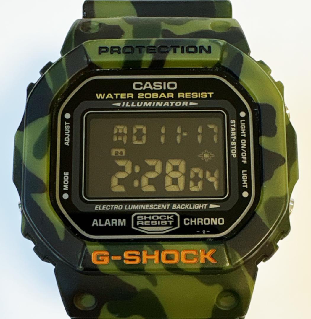 DW-5600CF-3 迷彩 G-SHOCK