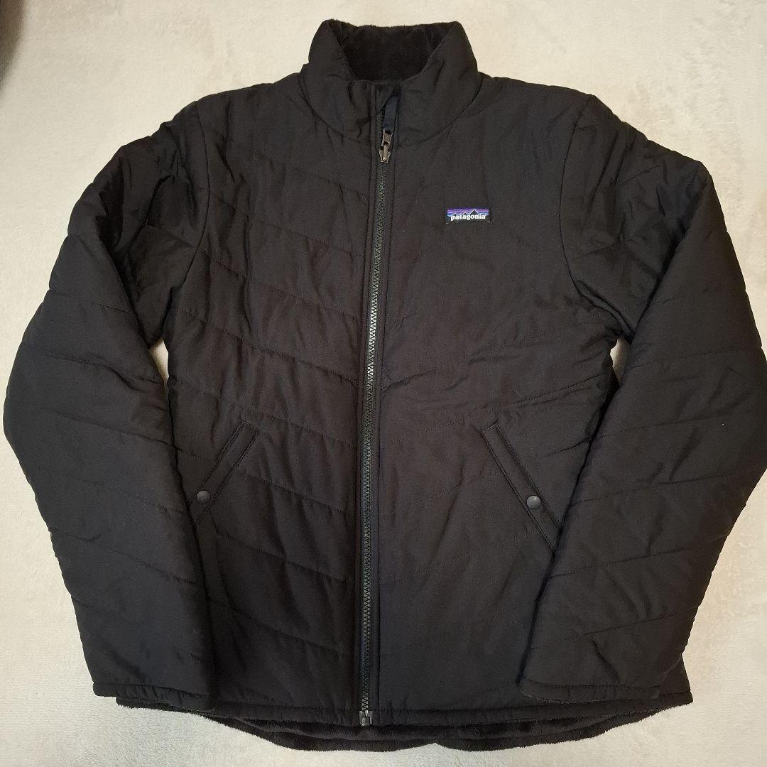 Patagonia リバーシブル　黒 アウター　ガールズXXL