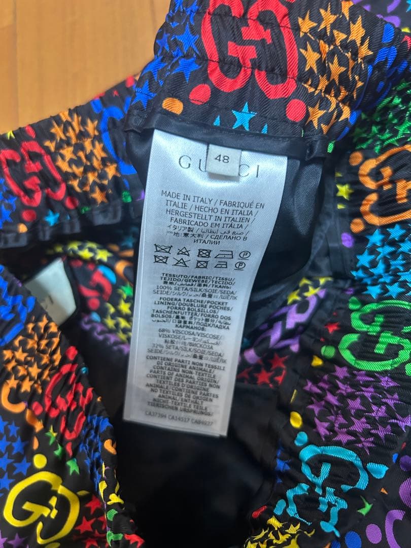 GUCCI カラフルGGロゴショートパンツ 48