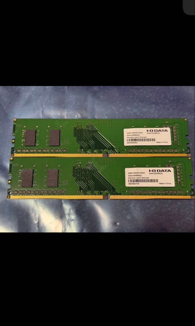 I-O DATA 8GB×2枚 PC4-3200 起動確認済みDDR4 3200