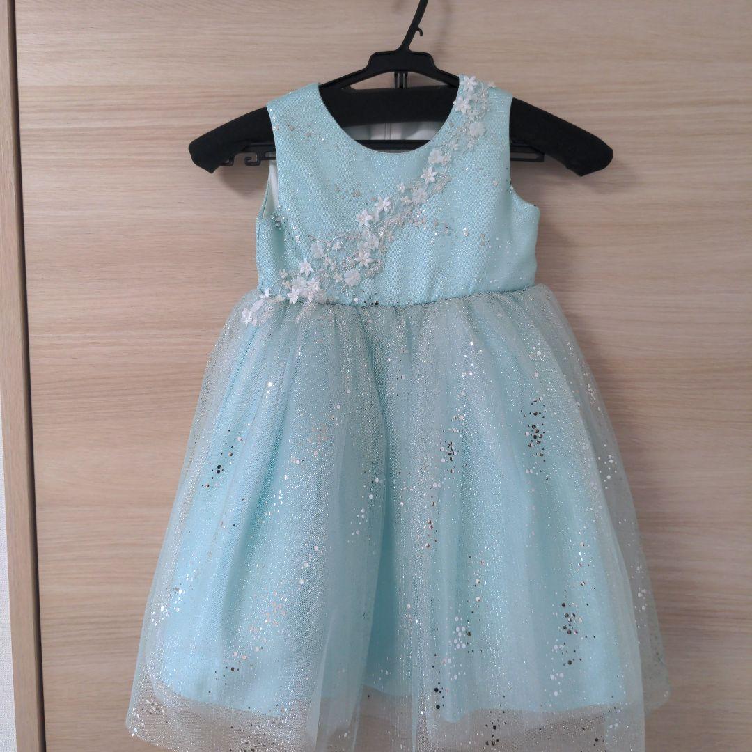 DRESCCO スパンコール装飾ノースリーブドレス