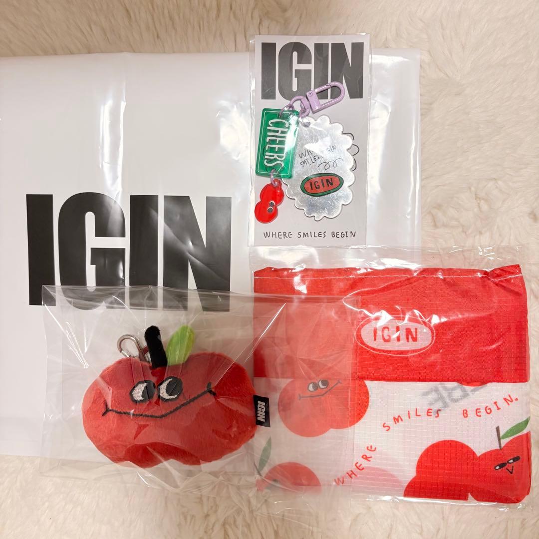 BTS ジン IGIN APPLE キーリング エコバッグ