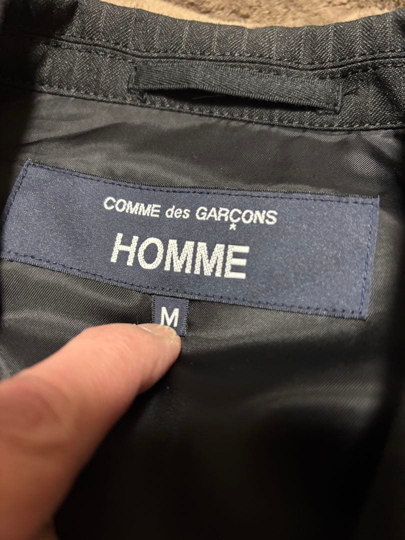 COMME des GARCONS HOMME ウールエステルヘリンボーンJKT