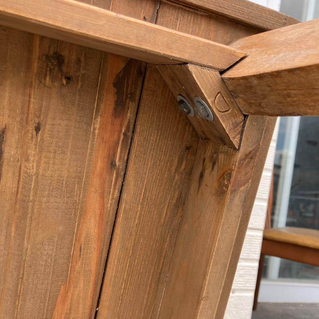 北欧レトロ 古家具 古材 無垢材 カフェテーブル サイドテーブル 文机 書斎机