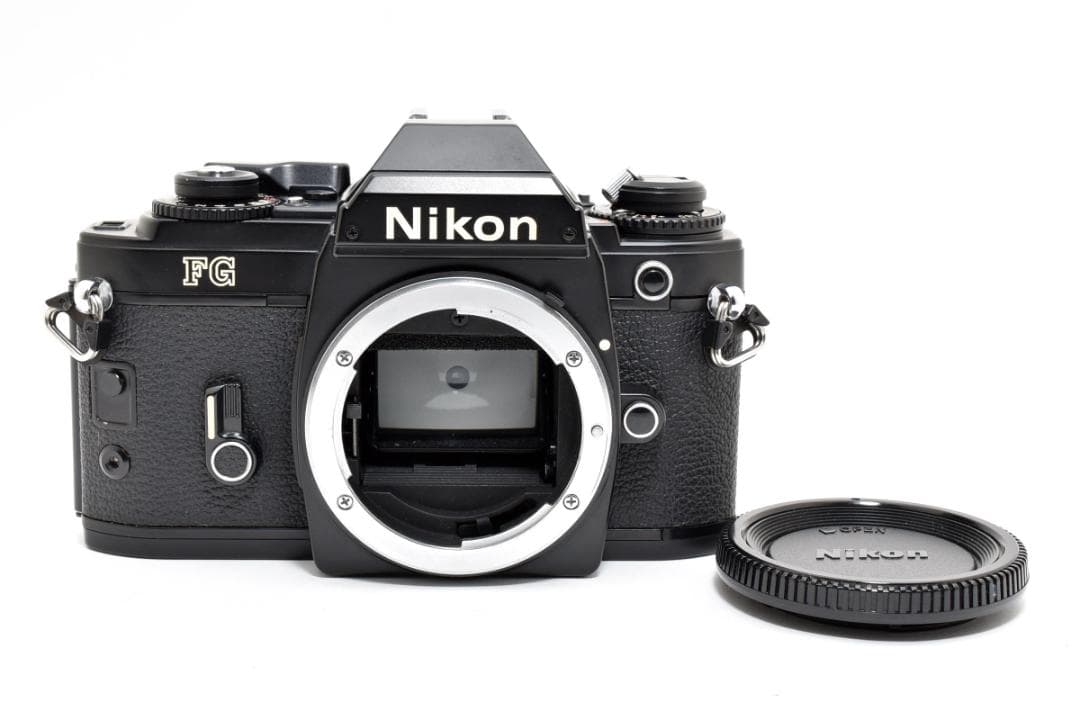 良品 NIKON FG ブラック フィルムカメラ モルト新品交換済 H274