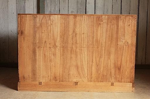 古い木製の引き出し4杯　チェスト　桐箪笥　昭和レトロ　収納　古家具　古民家