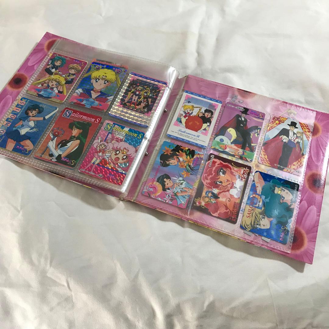 送料込み 当時物 セーラームーン カードダス53枚＋ファイル