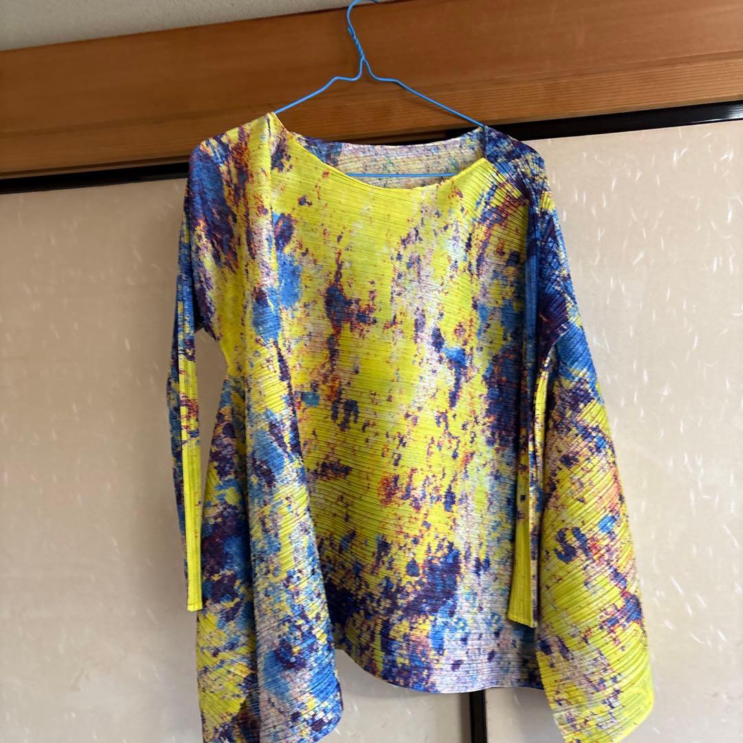 PLEATS PLEASE 横段プリーツトップス新品未使用品