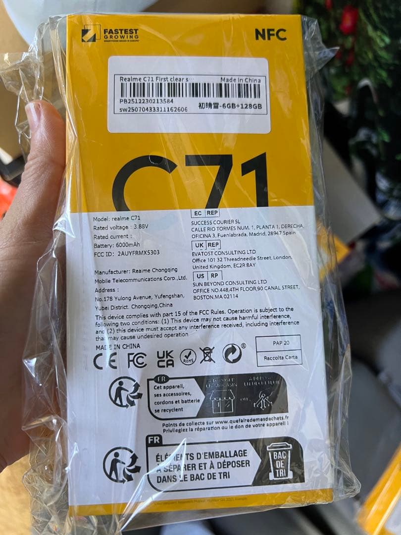 スマートフォン本体 realme C71 6/128GB