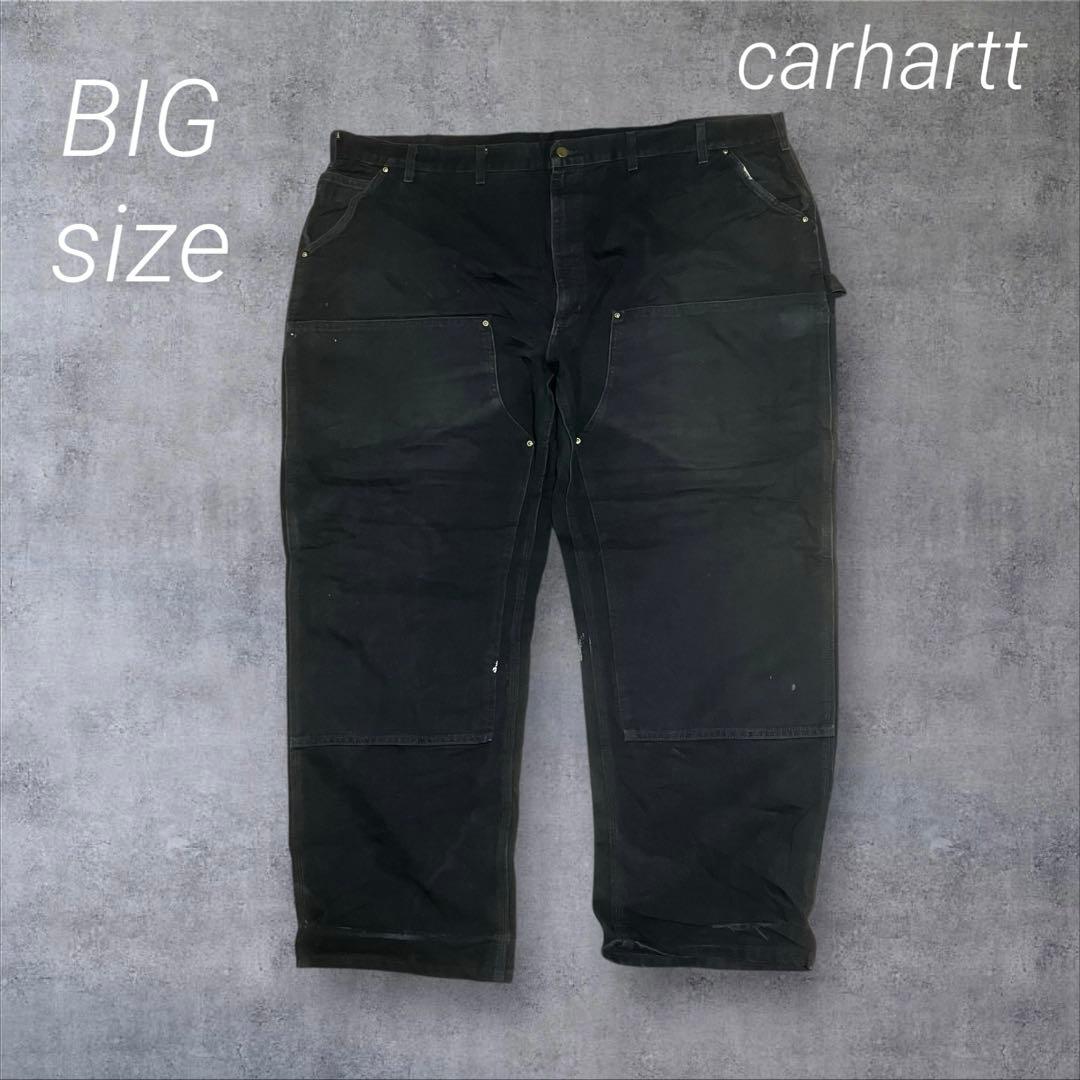 G*ル様 carhartt ダブルニー　ペインターパンツ　ダック生地　ブラック