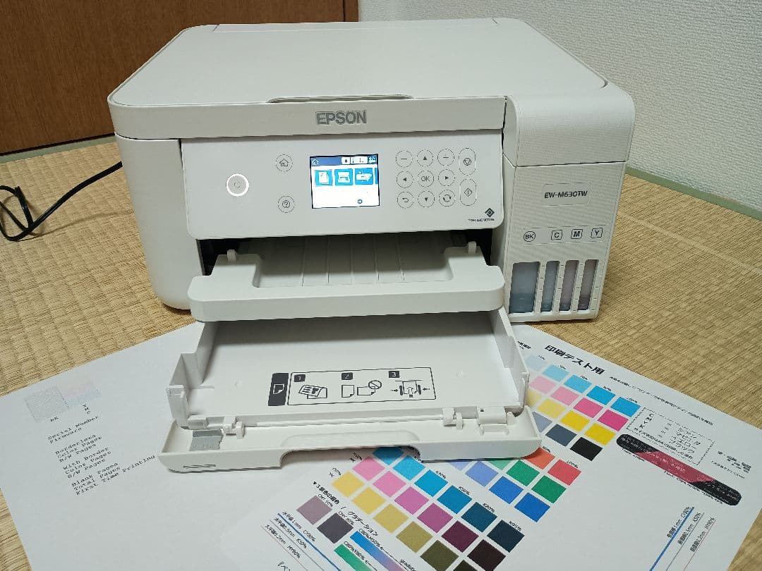 [109]【動作良好☆約14000枚】エプソン　エコタンクEW-M630TW