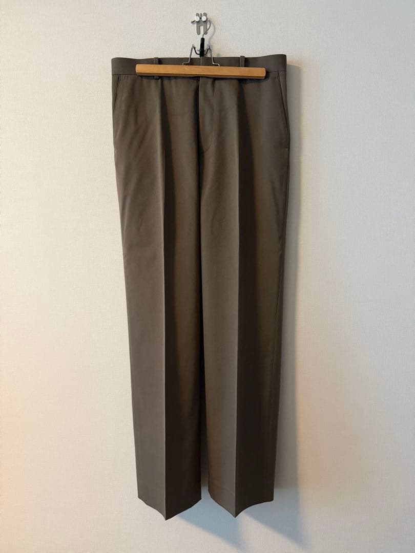 AURALEE　オーラリー　ライトウールマックスギャバジンスラックス