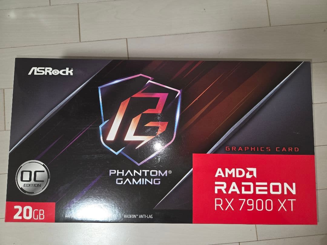 グラフィックボード・グラボ・ビデオカード ASRock Radeon RX 7900 XT OC Edition 20GB