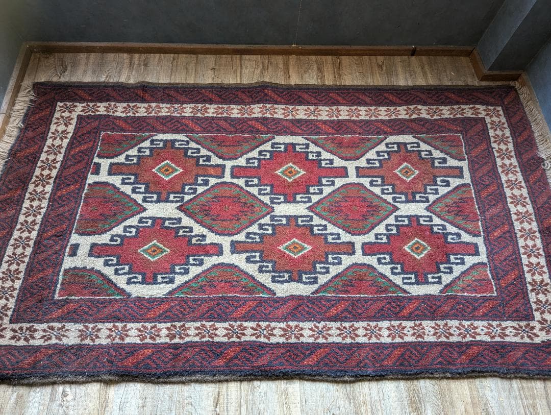 vintageラグ バルーチ アフガン絨毯 ヴィンテージ アンティーク