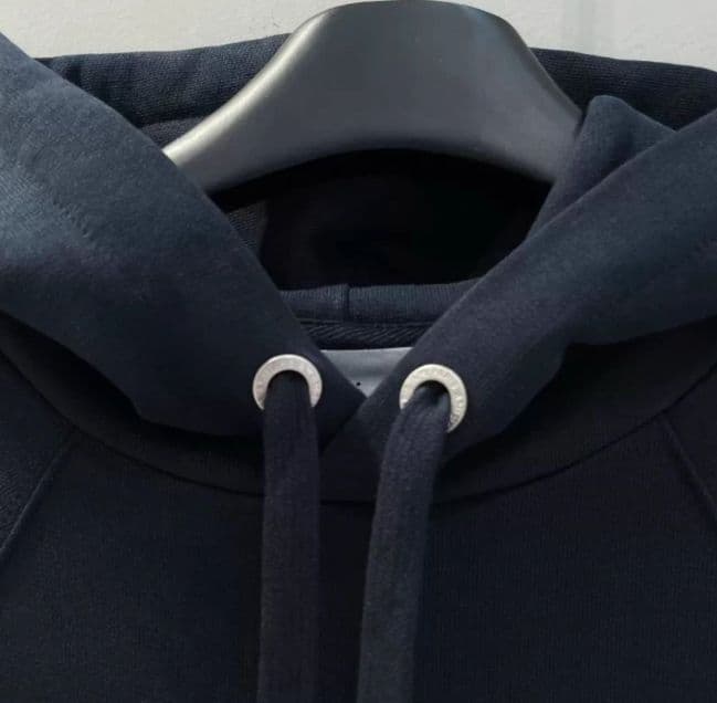 AMI PARIS フード付きパーカー ネイビー L