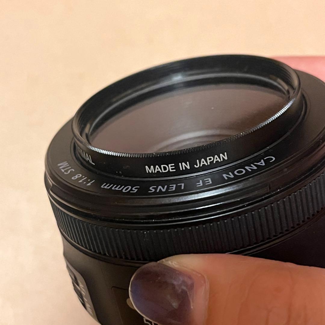 Canon EF50mm f1.8 STM(フィルター付き)