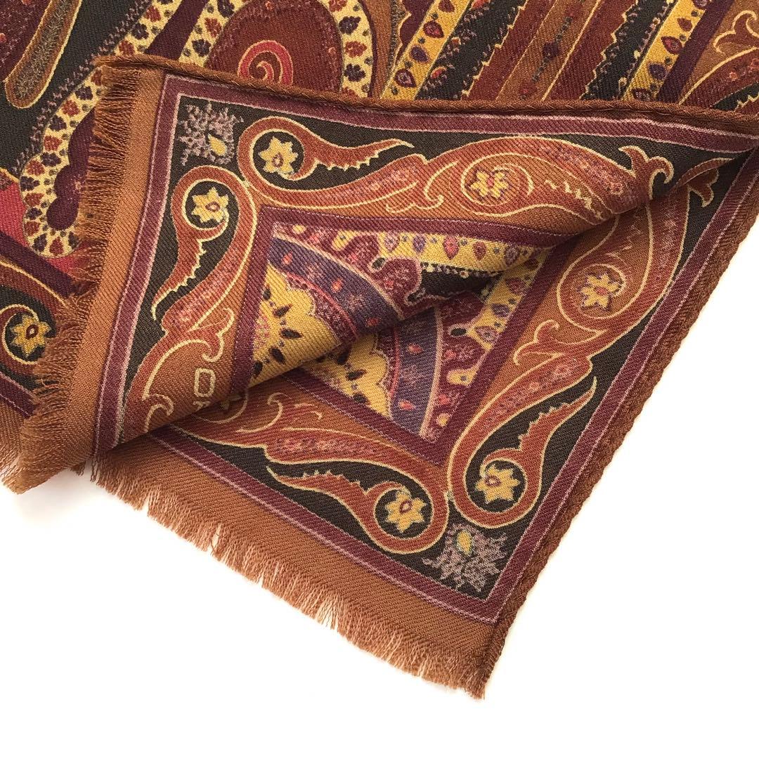 【新品】エトロ スカーフ ウールシルク ペイズリードレイクス アナトミカ西口修平