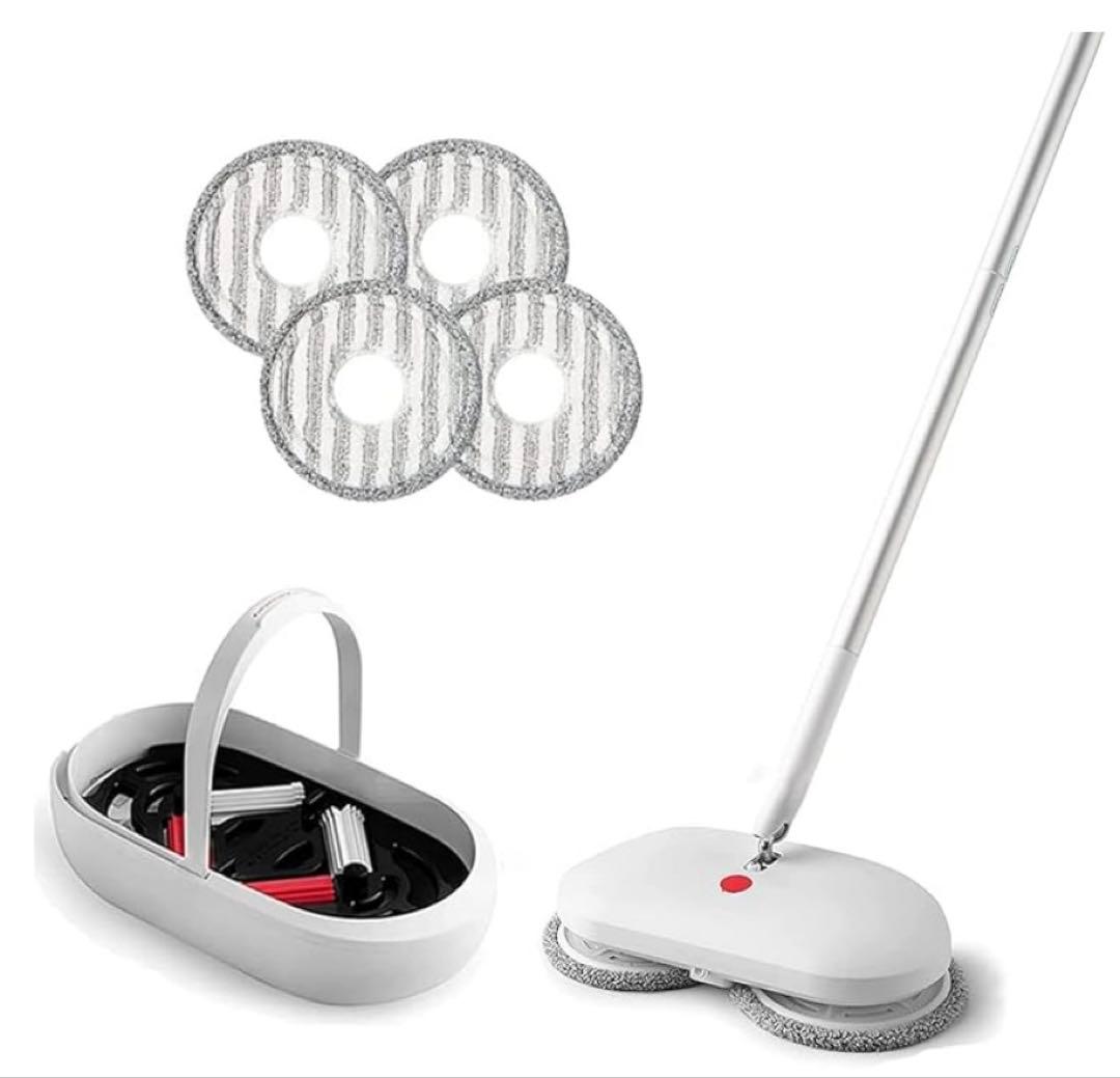 CLEAN コードレス回転モップクリーナー 自動洗浄機能 電動モップ