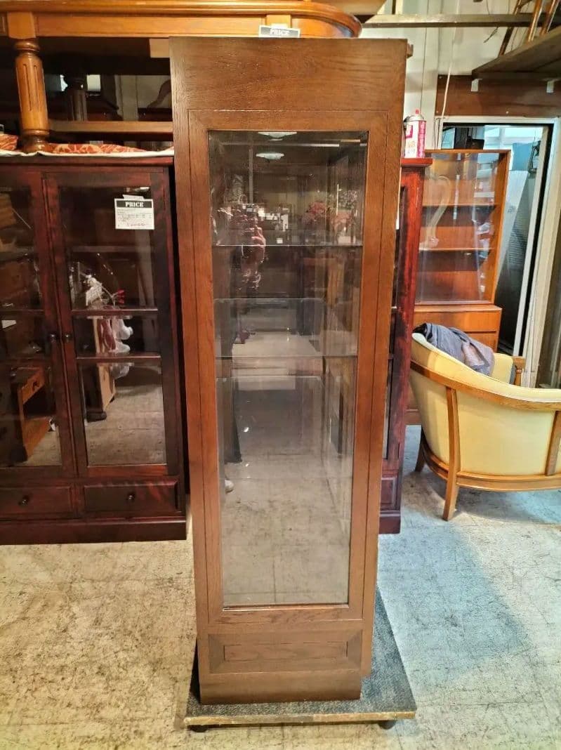 M♦ポンスケカリモク家具 ドマーニ　ガラスキャビネット