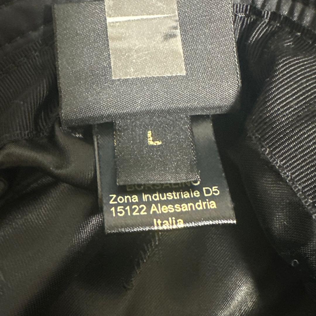 Borsalino【ボルサリーノ】バケットハット　バケハ　ポリエステル　ブラック