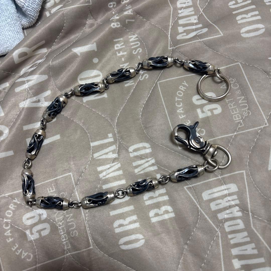 ウォレットチェーン シルバー950 ヴィンテージ