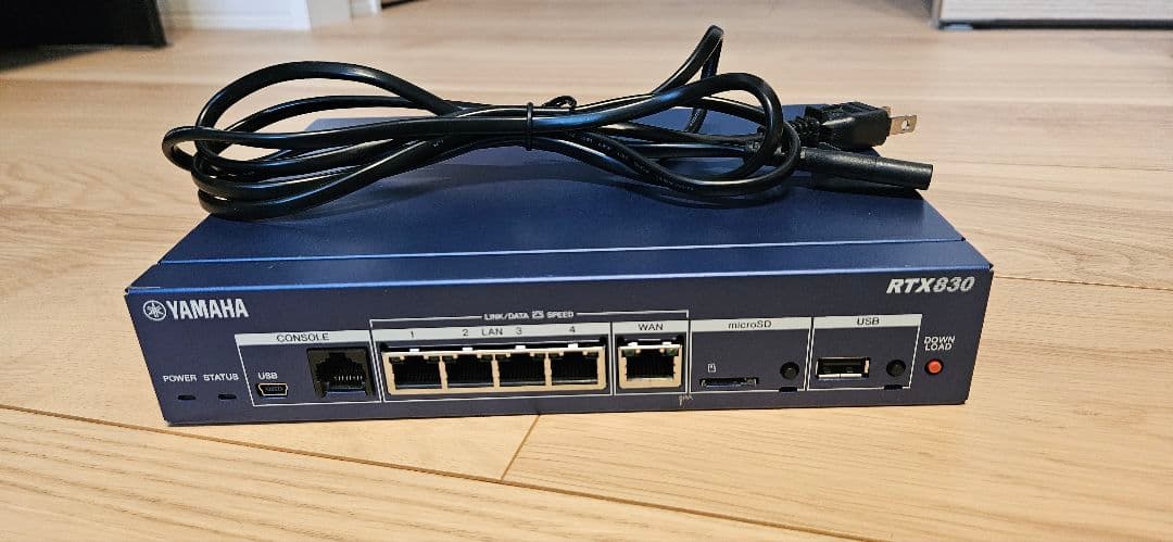 Yamaha RTX830 有線LANルーター