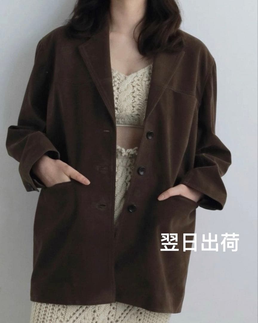 ジャケット・アウター anuke Eco Suede Jacket