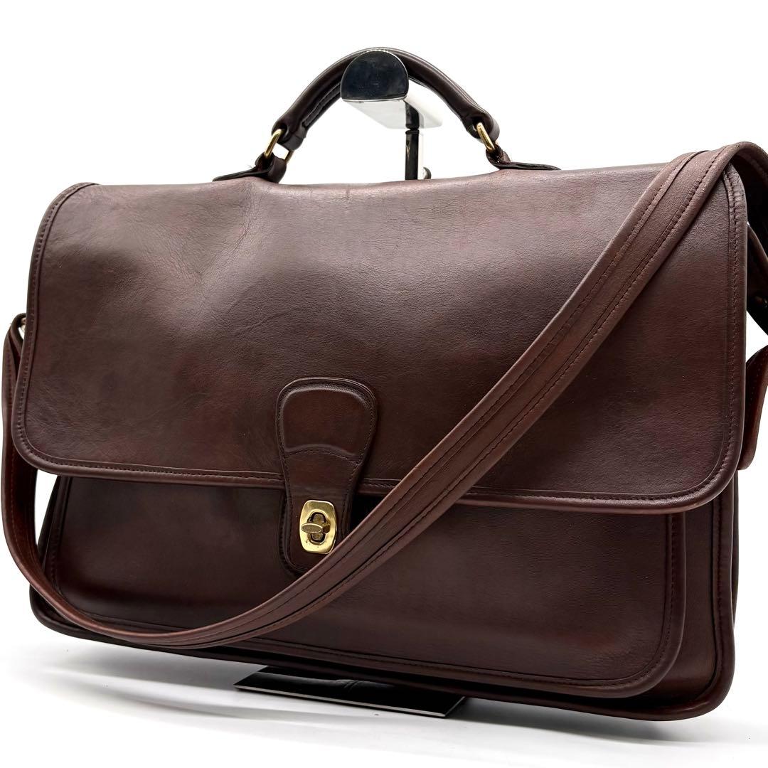 オールドコーチ 5180 メトロポリタン ビジネスバッグ ターンロック ブラウン