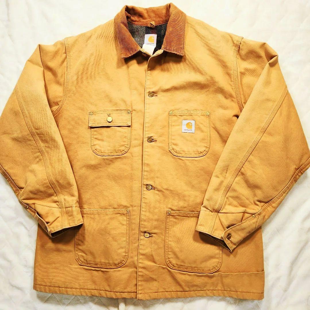 カーハート　カバーオール　ミシガンチョアコート　ダック生地