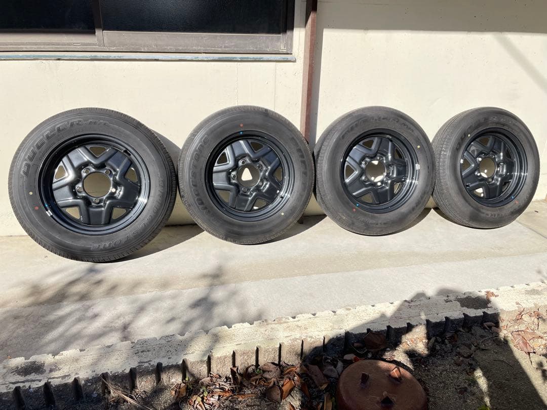 ジムニーJB64 純正スチールホイール＋タイヤ バリ山