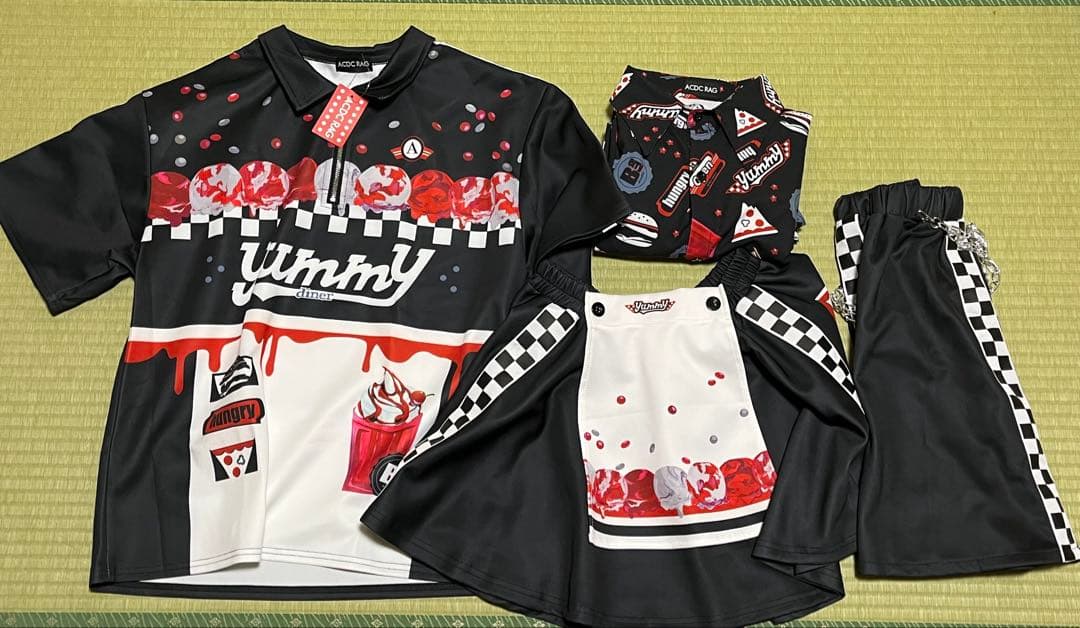 ACDC ダイナー 黒 セット