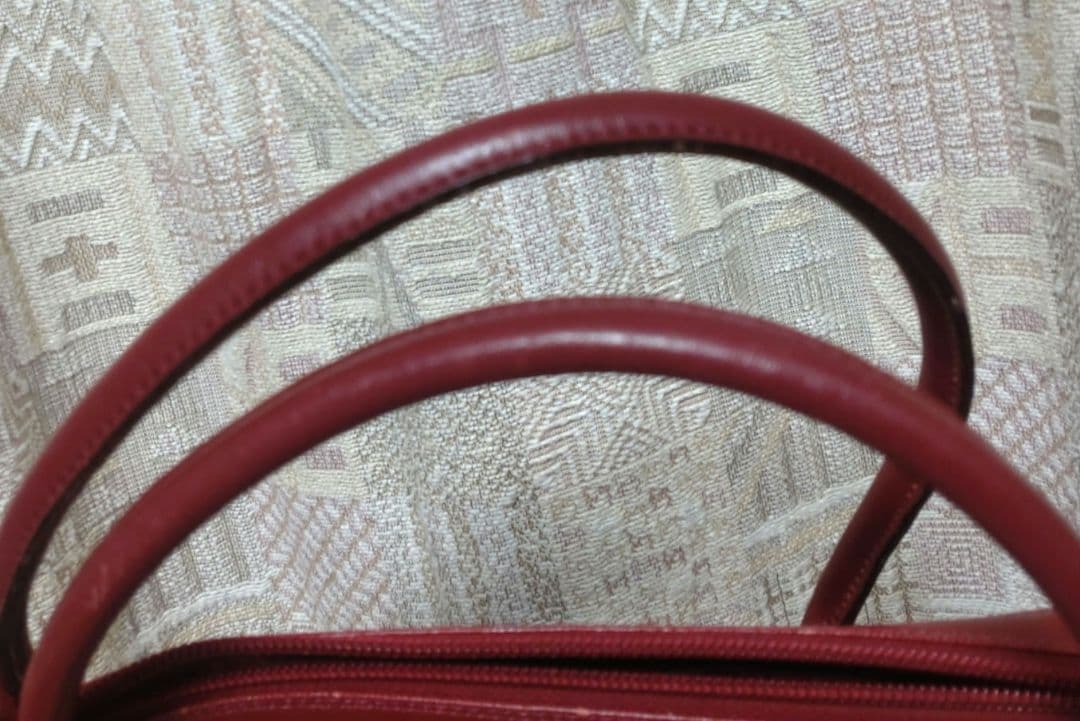 ◆バーバリー◆ビジネス、トートバッグ A4サイズ対応／赤／ノバチェック