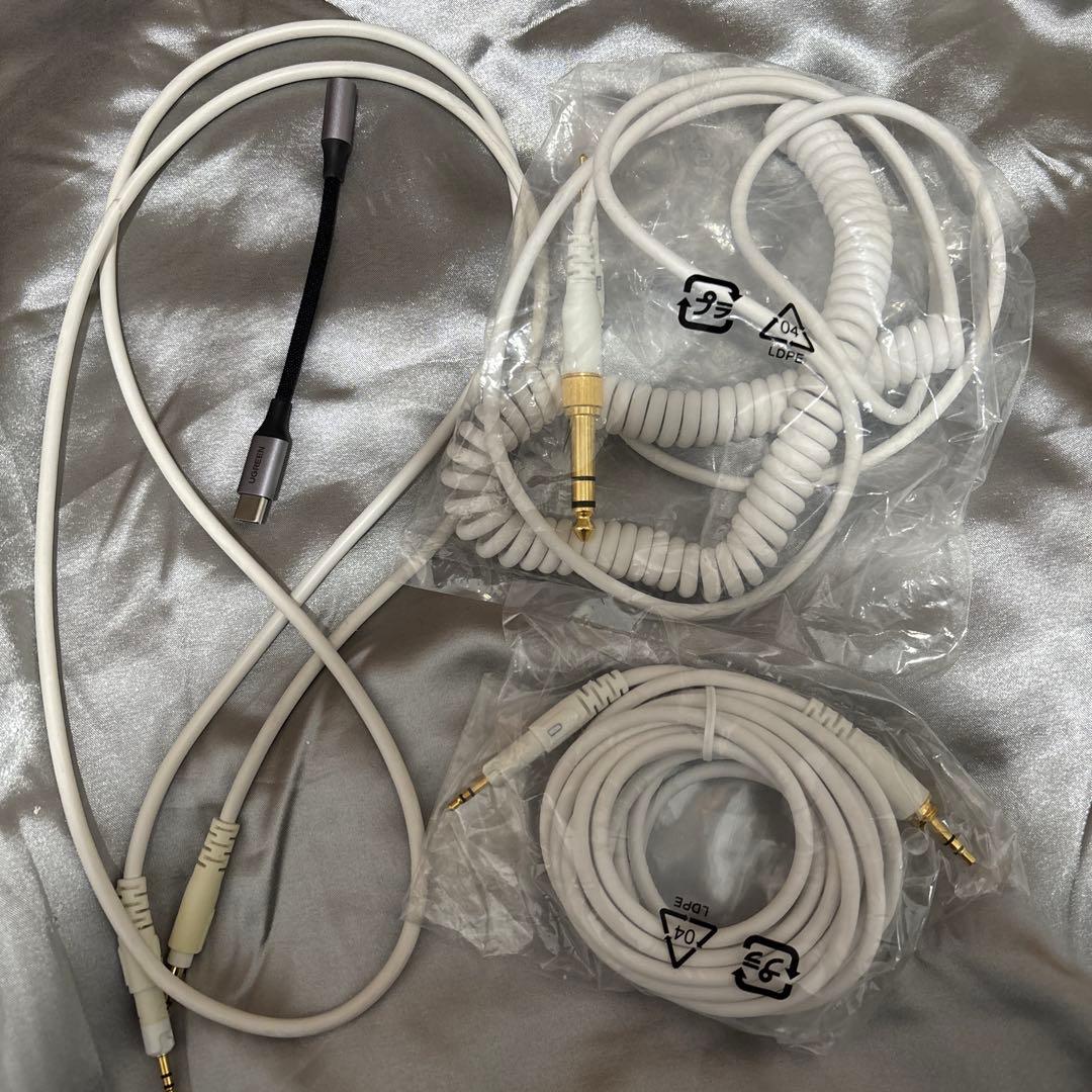 オーディオテクニカ m50x ホワイト　ヘッドフォン