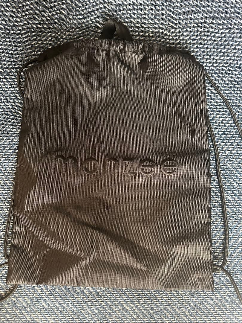 monzee モンジー ブラックバッグ シューズ 美品
