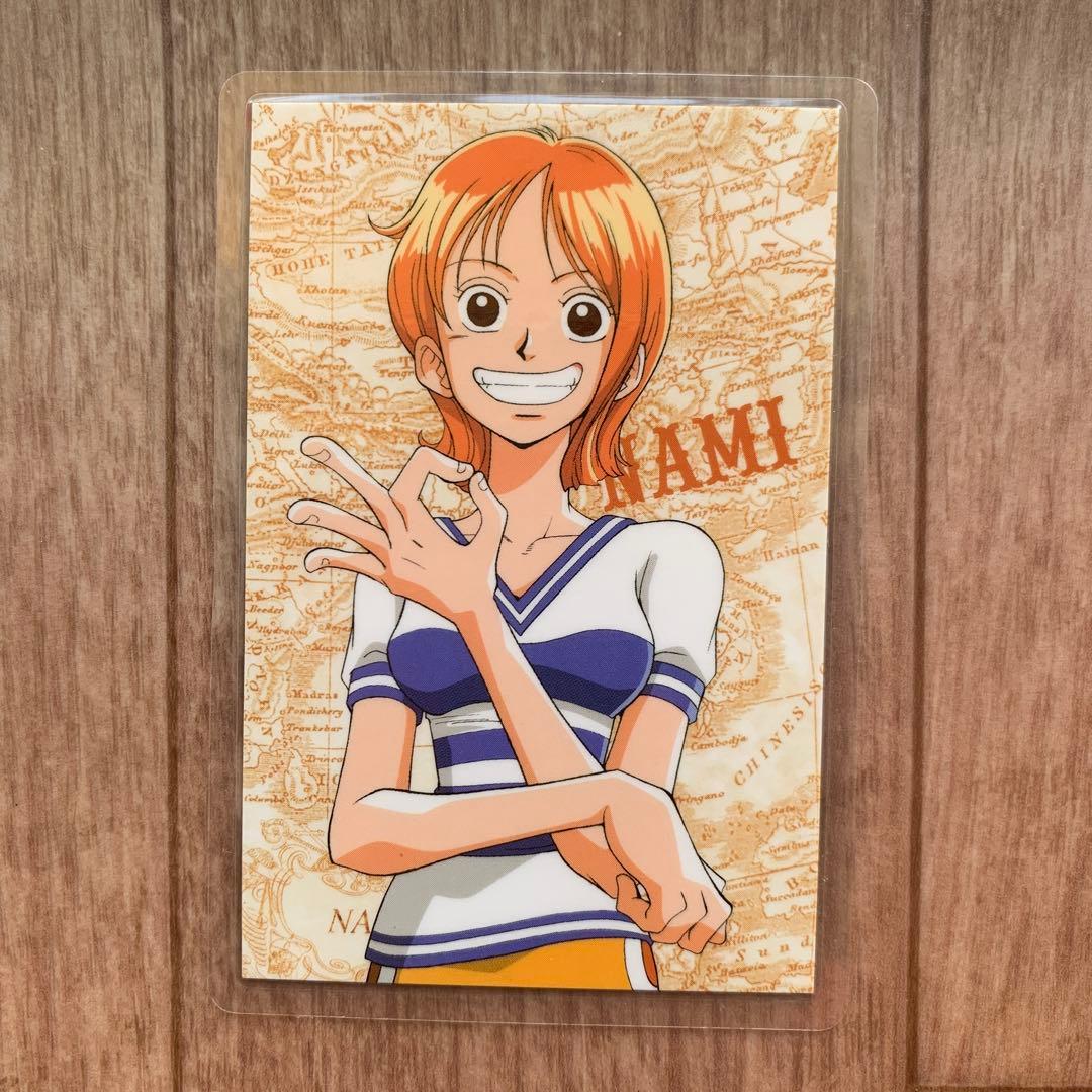 ONE PIECE ワンピース ナミ ラミネートカード ラミカ アニメ 東映