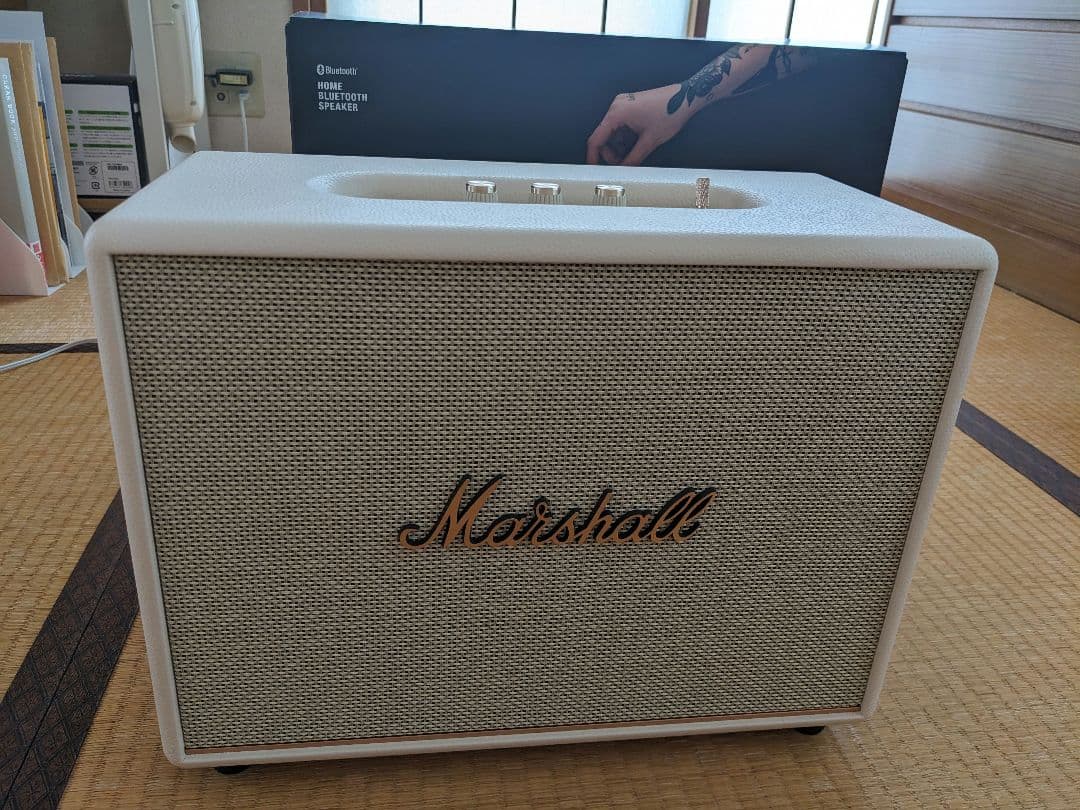 【極美品】マーシャル Marshall WOBURN III クリーム